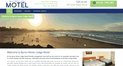 Desktop Screenshot of byronmotorlodge.com